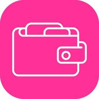 Wallet Icon Design vector