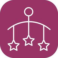 Crib Dreams Icon Design vector