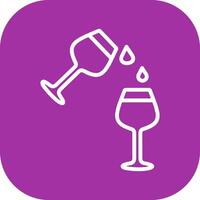 Wine Sip Icon Design vector