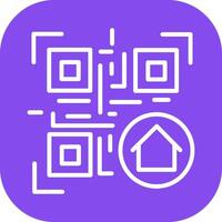 QR Code Menu Icon Design vector