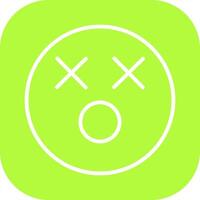Dizzy Face Icon Design vector