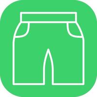 Shorts Icon Design vector