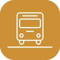 Oncoming Bus Icon Design vector