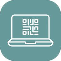 QR Code Scanner App Icon Design vector