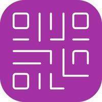 QR Code Icon Design vector