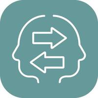 Knowledge Sharing Icon Design vector
