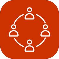 Supportive Community Icon Design vector