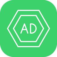 Ad Blocker Icon Design vector