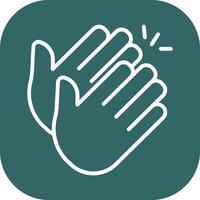 Clapping Hands Icon Design vector