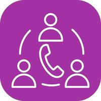 Contact Team Icon Design vector