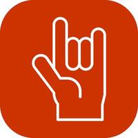 Love You Gesture Icon Design vector
