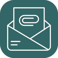 Attachment Clip Icon Design vector