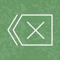 Delete Icon Design vector