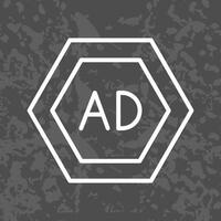 Ad Blocker Icon Design vector