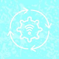 Automated Process Icon Design vector
