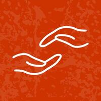 Supportive Hand Icon Design vector