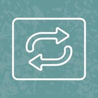 Repeat Button Icon Design vector