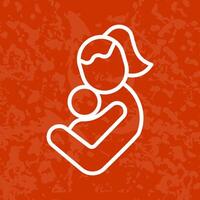 Mother and Child Icon Design vector