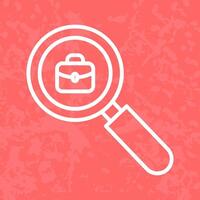 Job Hunting Icon Design vector