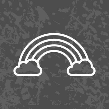 Rainbow Icon Design vector