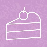 Cake Slice Icon Design vector