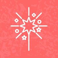 Sparklers Icon Design vector