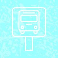 Bus Stop Icon Design vector
