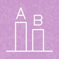 AB Testing Icon Design vector