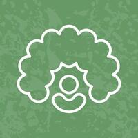 Clown Wig Icon Design vector