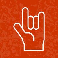 Love You Gesture Icon Design vector