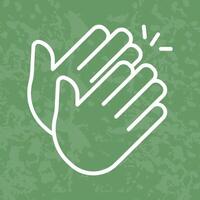 Clapping Hands Icon Design vector