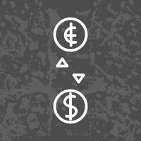 Currency Exchange Icon Design vector