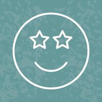 Star-Struck Icon Design vector