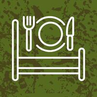 Breakfast in Bed Icon Design vector