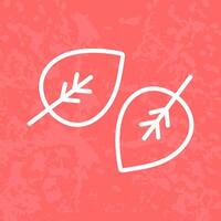 Fallen Leaf Icon Design vector