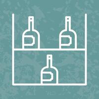 Wine Rack Icon Design vector