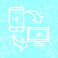 Synchronization Icon Design vector