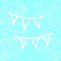 Streamers Icon Design vector