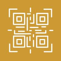 QR Code Reader Icon Design vector