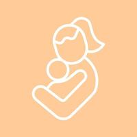 Mother and Child Icon Design vector
