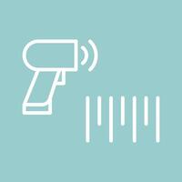 Barcode Scanner Icon Design vector