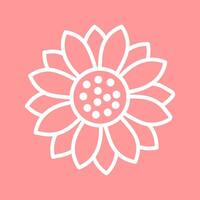 Sunflower Icon Design vector