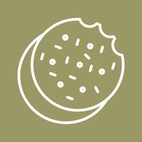 Baking Cookies Icon Design vector