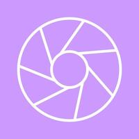 Aperture Artifacts Icon Design vector
