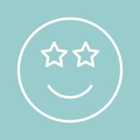 Star-Struck Icon Design vector