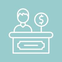 Cashier Icon Design vector