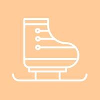 Ice Skating Icon Design vector