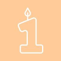 Age Number Icon Design vector