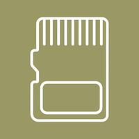Memory Cards Icon Design vector
