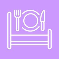 Breakfast in Bed Icon Design vector